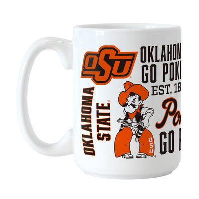 Oklahoma State 15oz Spirit Sublimated Mug