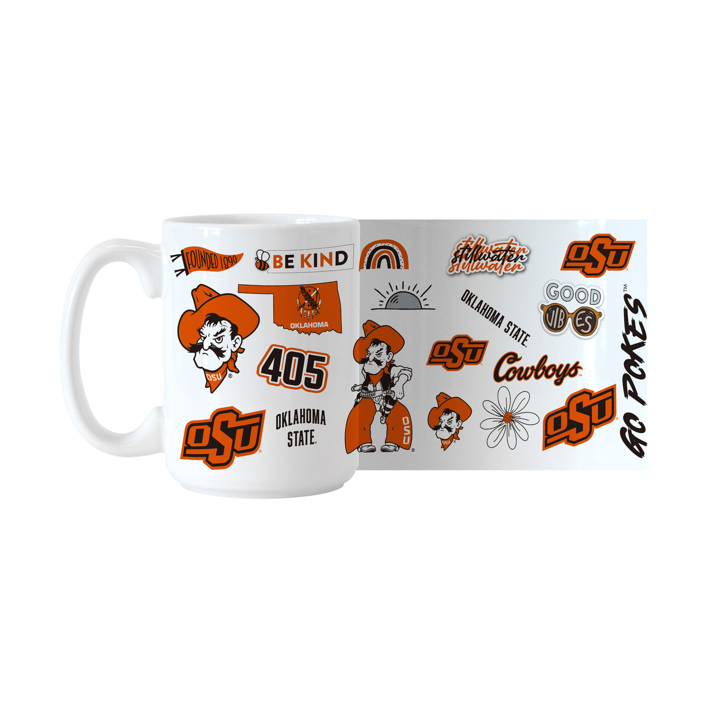 OK State 15oz Native Sublimated Mug