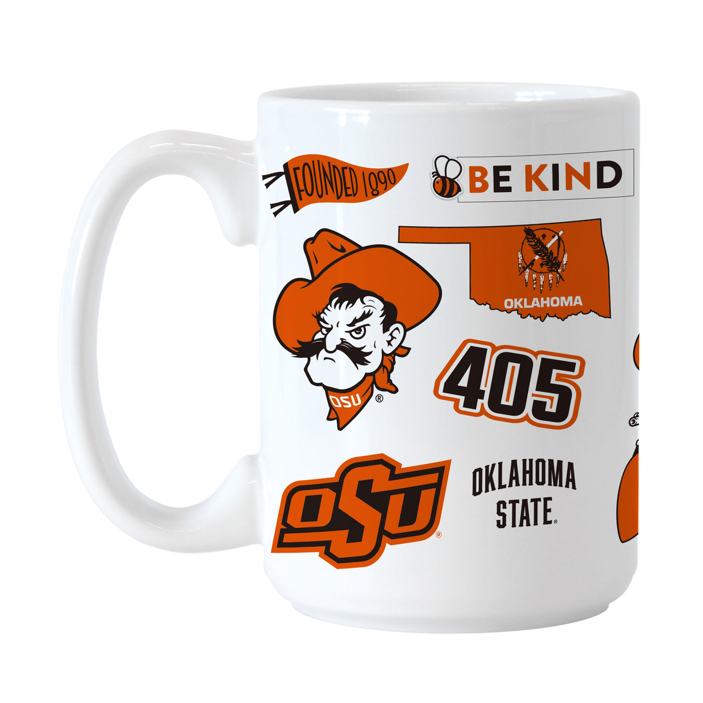 OK State 15oz Native Sublimated Mug