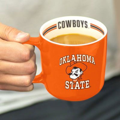 Oklahoma State 15oz Stripe Mug