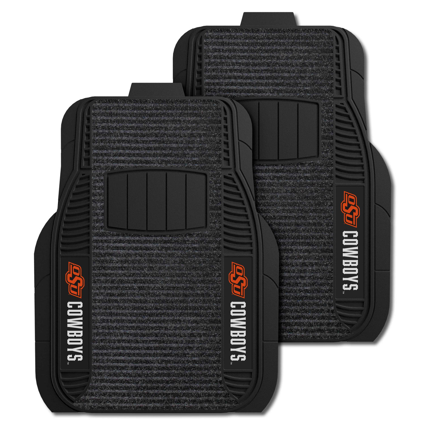 Oklahoma State University 2-pc Deluxe Car Mat Set