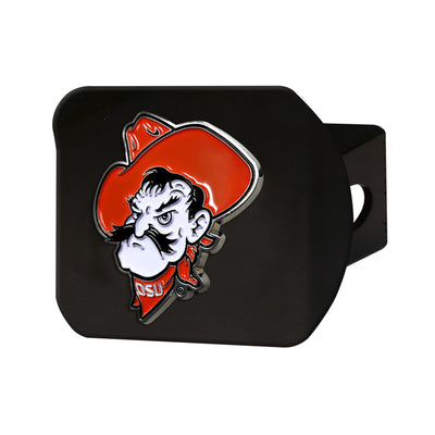 Oklahoma State University Color on Black Hitch Cover