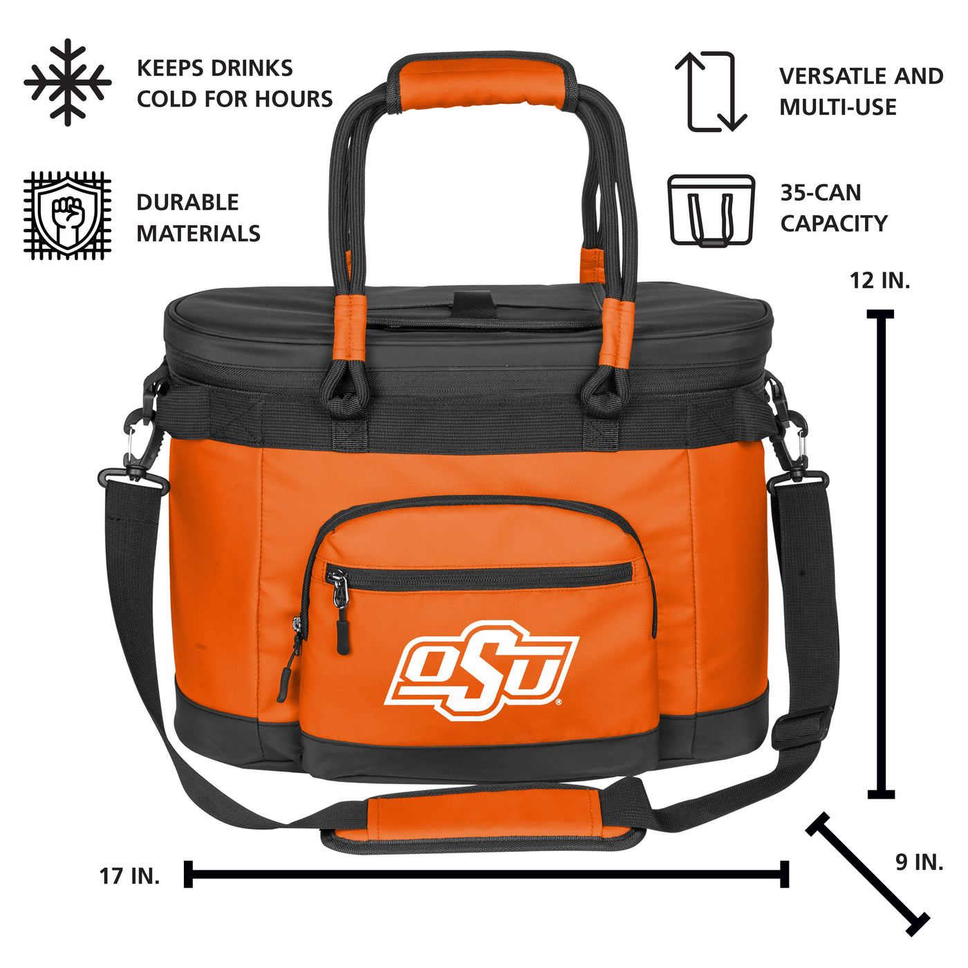 OK State 35 Can Flex Cooler