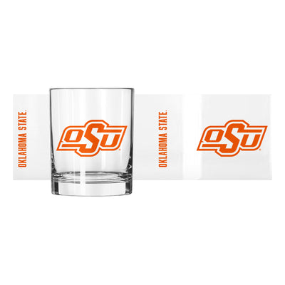 Oklahoma State 14oz Gameday Rocks Glass