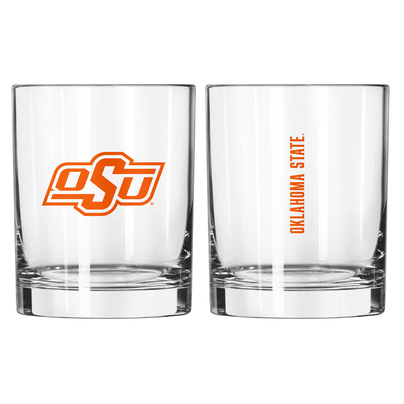 Oklahoma State 14oz Gameday Rocks Glass
