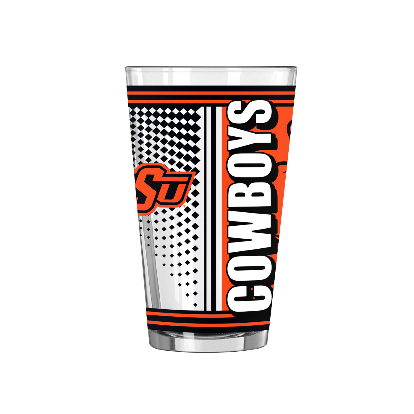 OK State 16oz Hero Pint Glass
