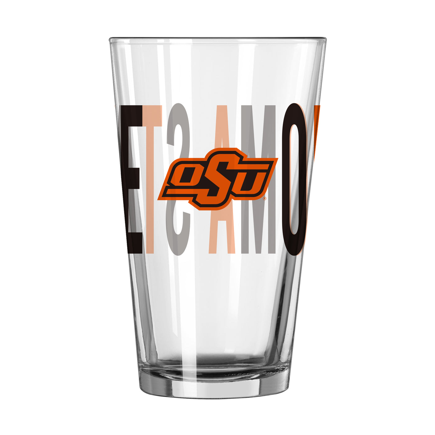 Oklahoma State 16oz Overtime Pint Glass