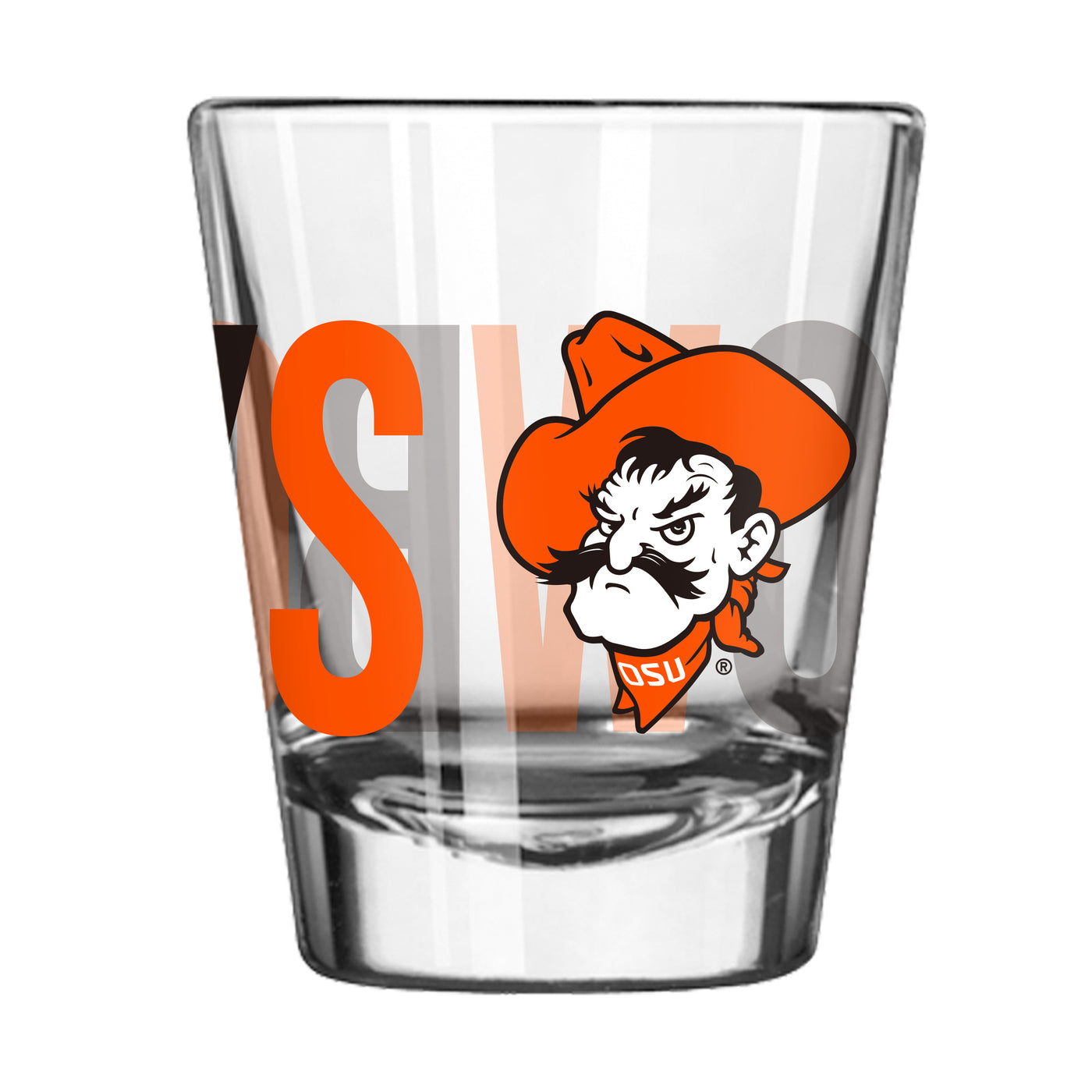 Oklahoma State 2oz Overtime Shot Glass