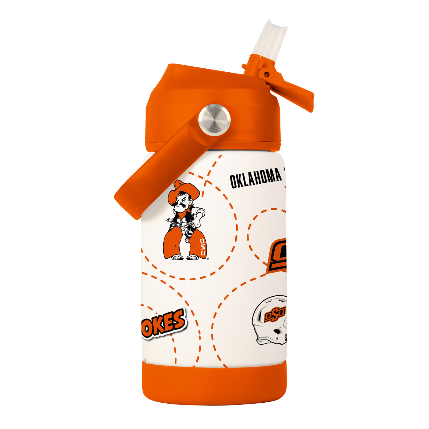 OK State 12oz Mascot SS Kids Bottle