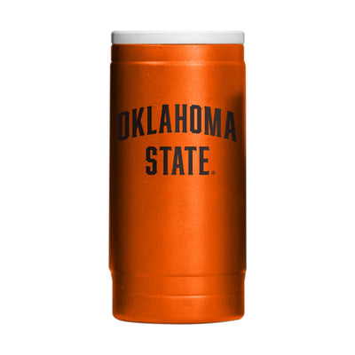Oklahoma State Flipside Powder Coat Slim Can Coolie - Logo Brands