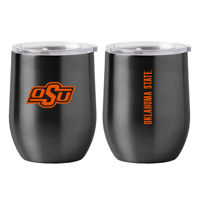 Oklahoma State 16oz Gameday Stainless Curved Beverage - Logo Brands