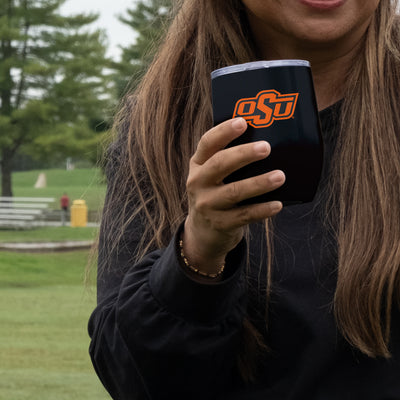 Oklahoma State 16oz Gameday Stainless Curved Beverage - Logo Brands