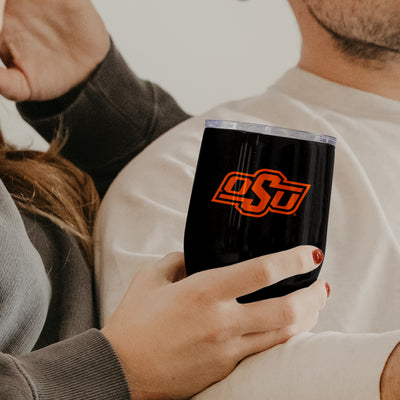 Oklahoma State 16oz Gameday Stainless Curved Beverage - Logo Brands