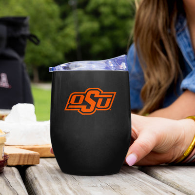 Oklahoma State 16oz Gameday Stainless Curved Beverage - Logo Brands