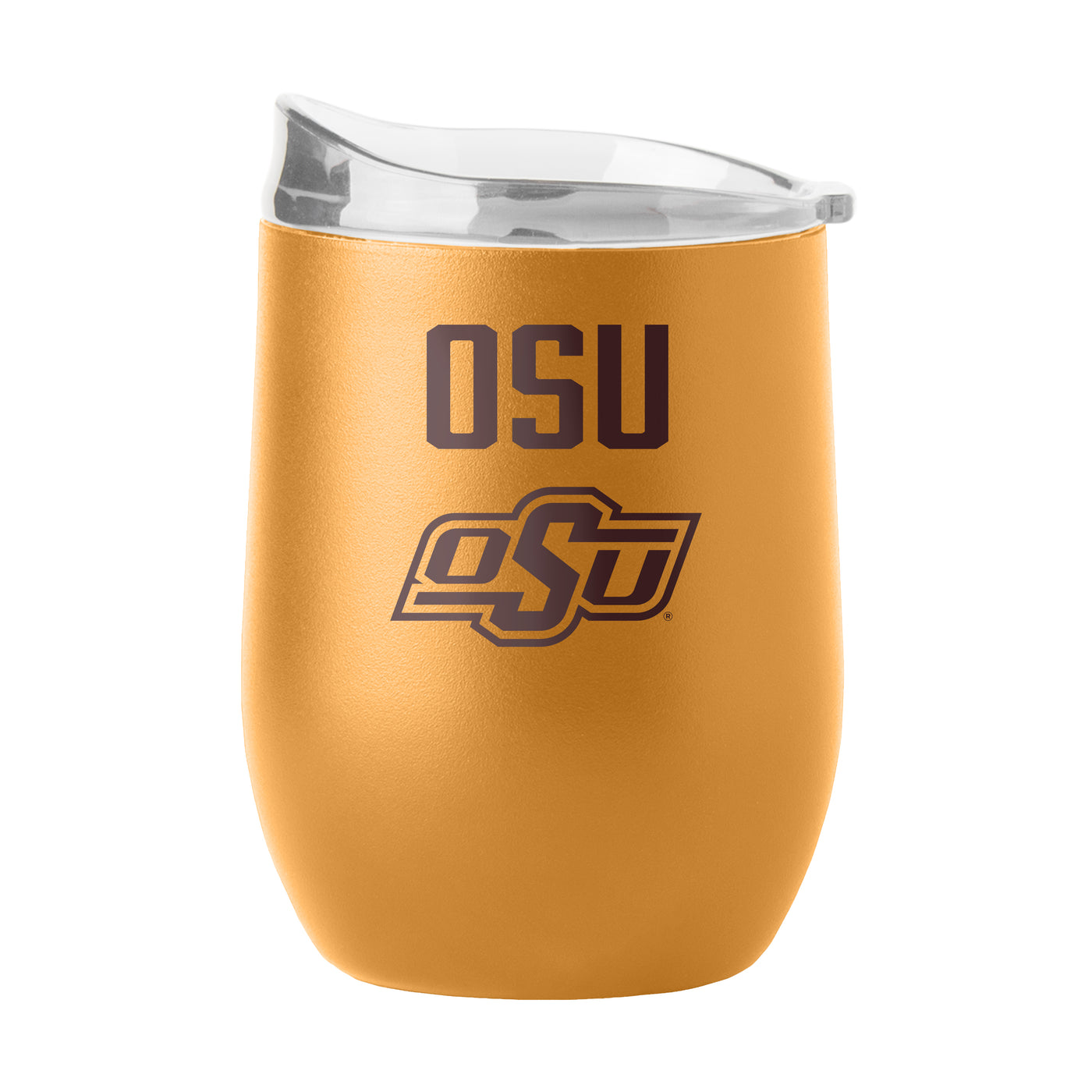 Oklahoma State 16oz Huddle Powder Coat Curved Beverage