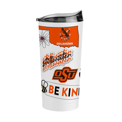 Oklahoma State 20oz Native Powder Coat Tumbler