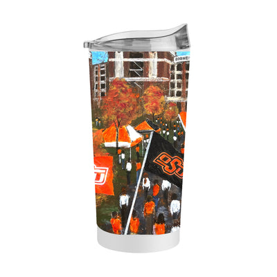 Oklahoma State 20oz Collector Powder Coat Tumbler