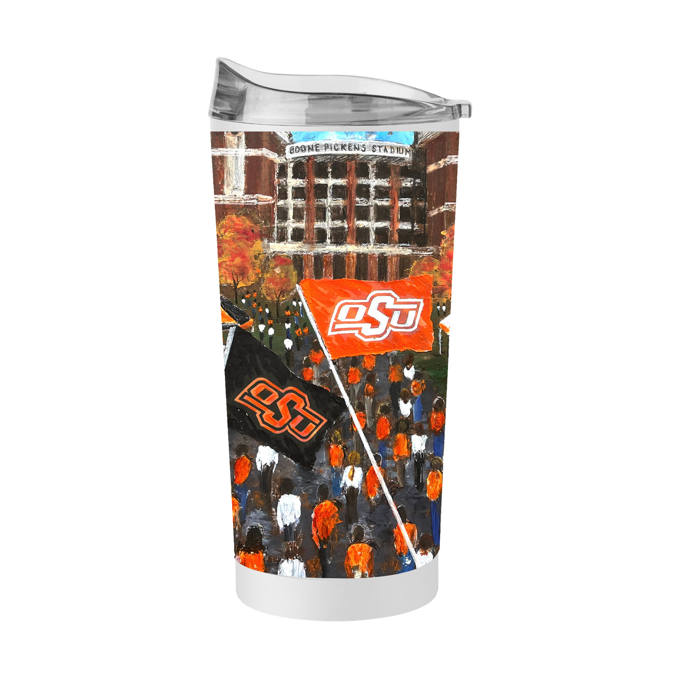 Oklahoma State 20oz Collector Powder Coat Tumbler