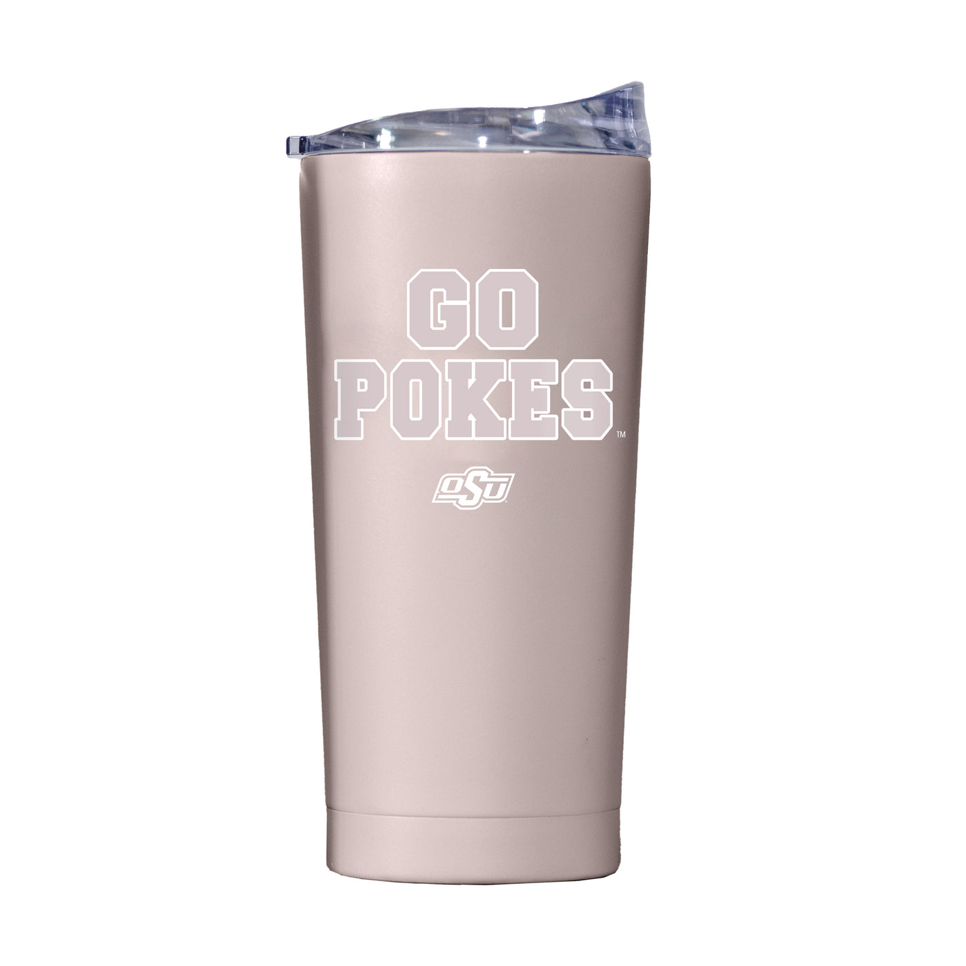 Oklahoma State 20oz Stencil Powder Coat Tumbler