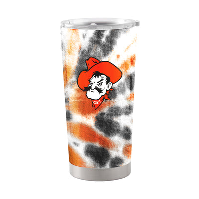 Oklahoma State 20oz Tie Dye Stainless Steel Tumbler