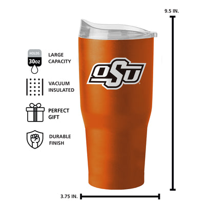 Oklahoma State 30oz Flipside Powder Coat Tumbler - Logo Brands