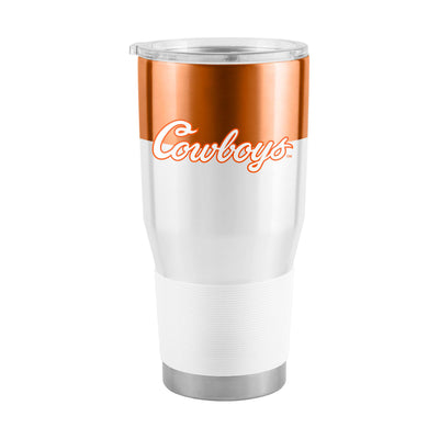 Oklahoma State 30oz Colorblock Stainless Steel Tumbler