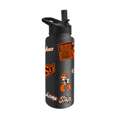 OK State 34oz Dreamweave Quencher Bottle