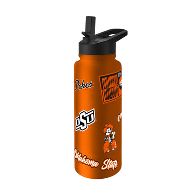 OK State 34oz Dreamweave Quencher Bottle