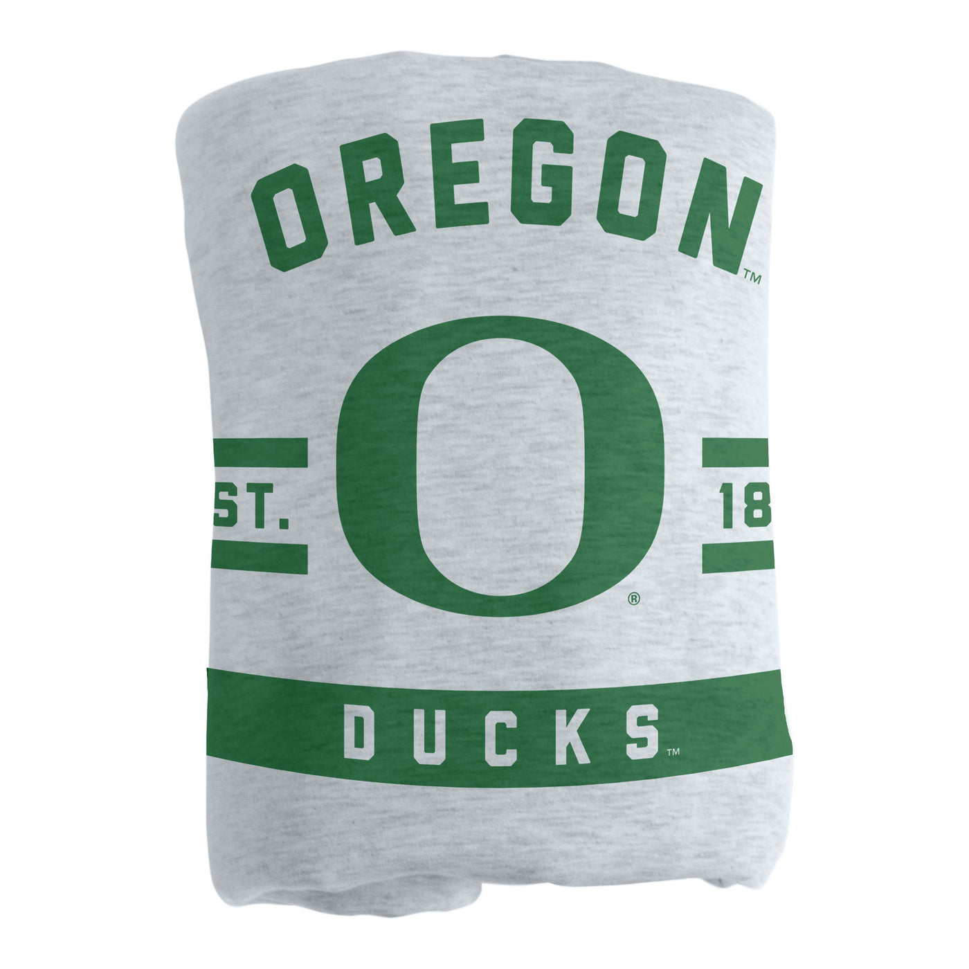 Oregon Athletic Gray Sublimated Sweatshirt Blanket