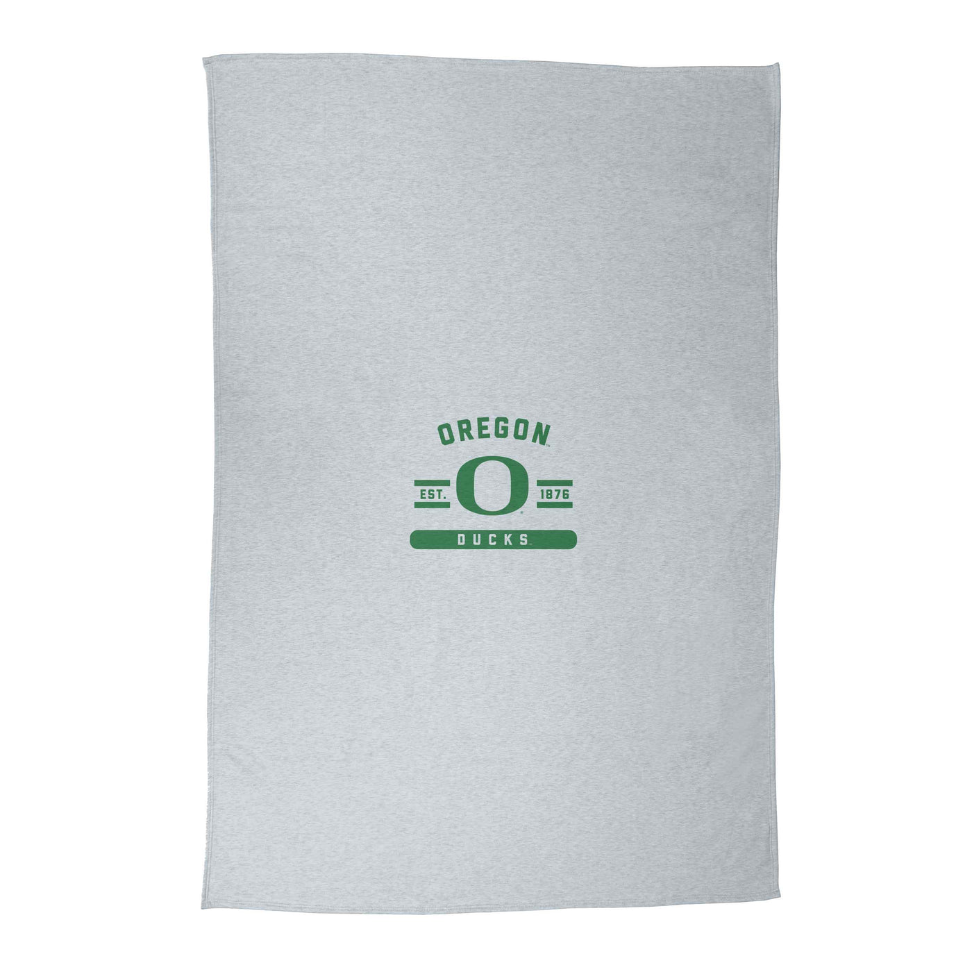 Oregon Athletic Gray Sublimated Sweatshirt Blanket