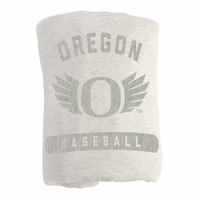 Oregon Baseball Sublimated Sweatshirt Blanket