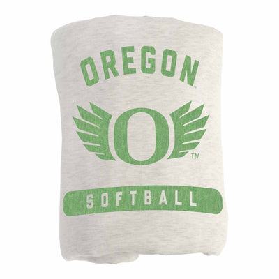 Oregon Softball Sublimated Sweatshirt Blanket