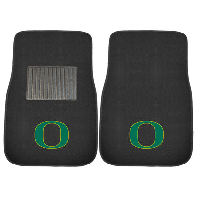 University of Oregon 2-pc Embroidered Car Mat Set