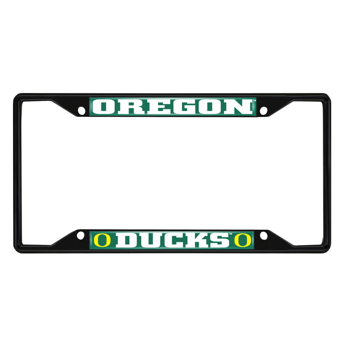 University of Oregon Black License Plate Frame