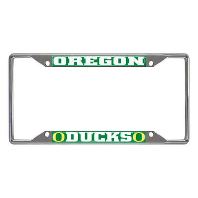 University of Oregon Chrome License Plate Frame
