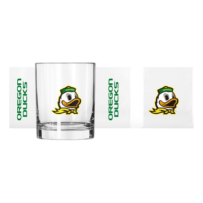 Oregon 14oz Gameday Rocks Glass