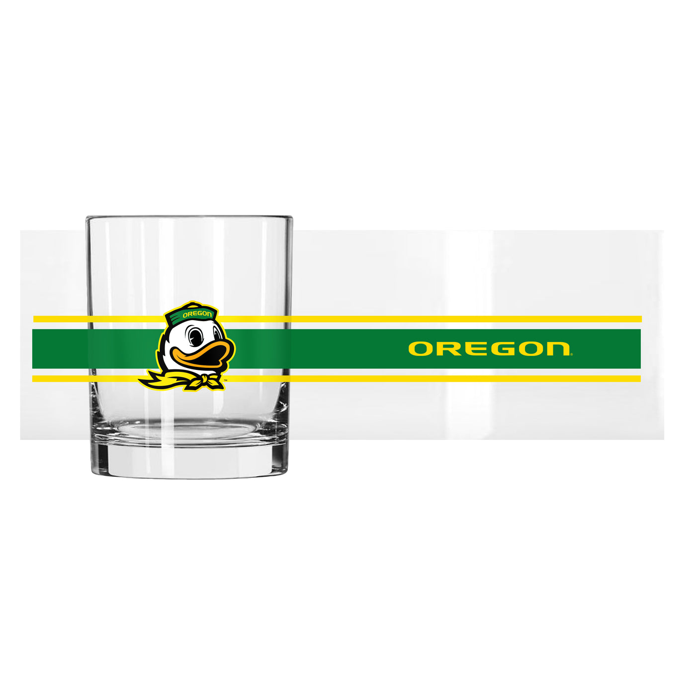 Oregon 14oz Stripe Rocks Glass