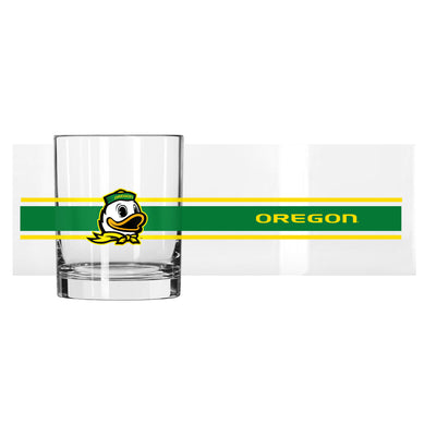 Oregon 14oz Stripe Rocks Glass