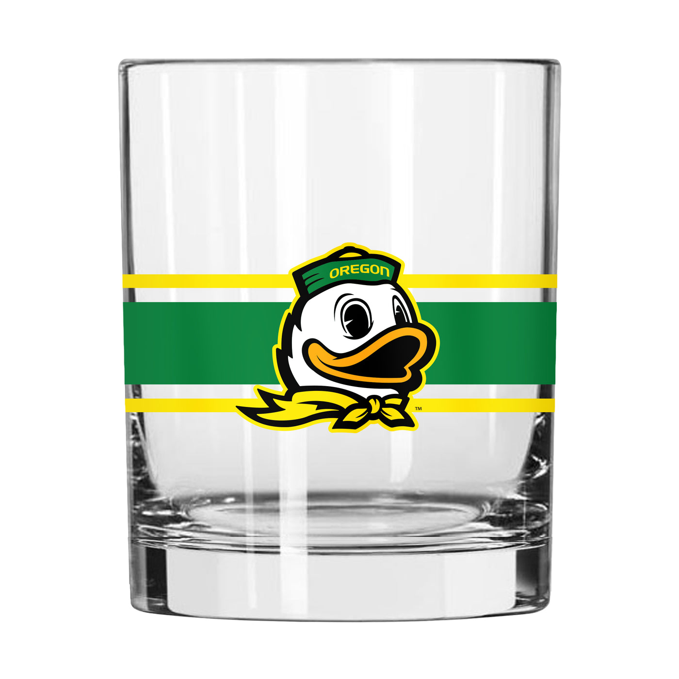 Oregon 14oz Stripe Rocks Glass - Logo Brands