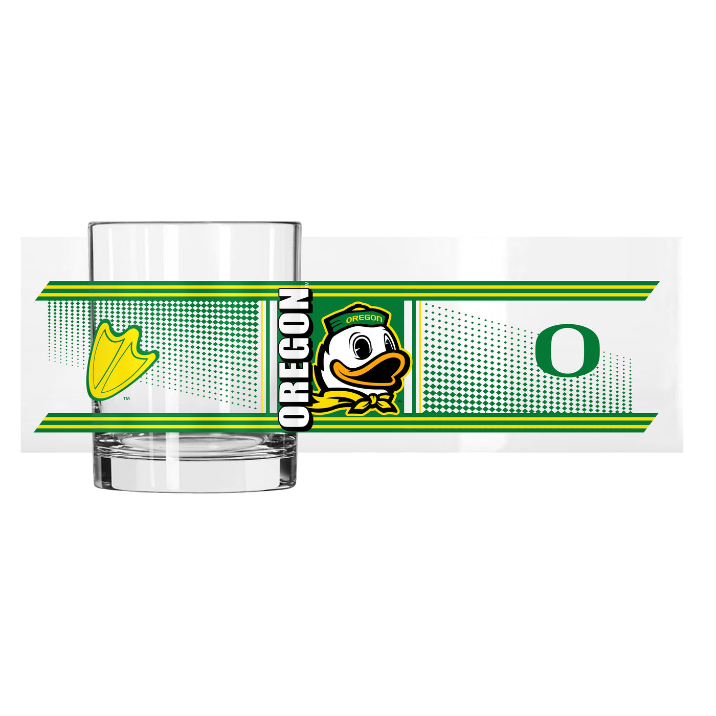 Oregon 14oz Hero Rocks Glass - Logo Brands