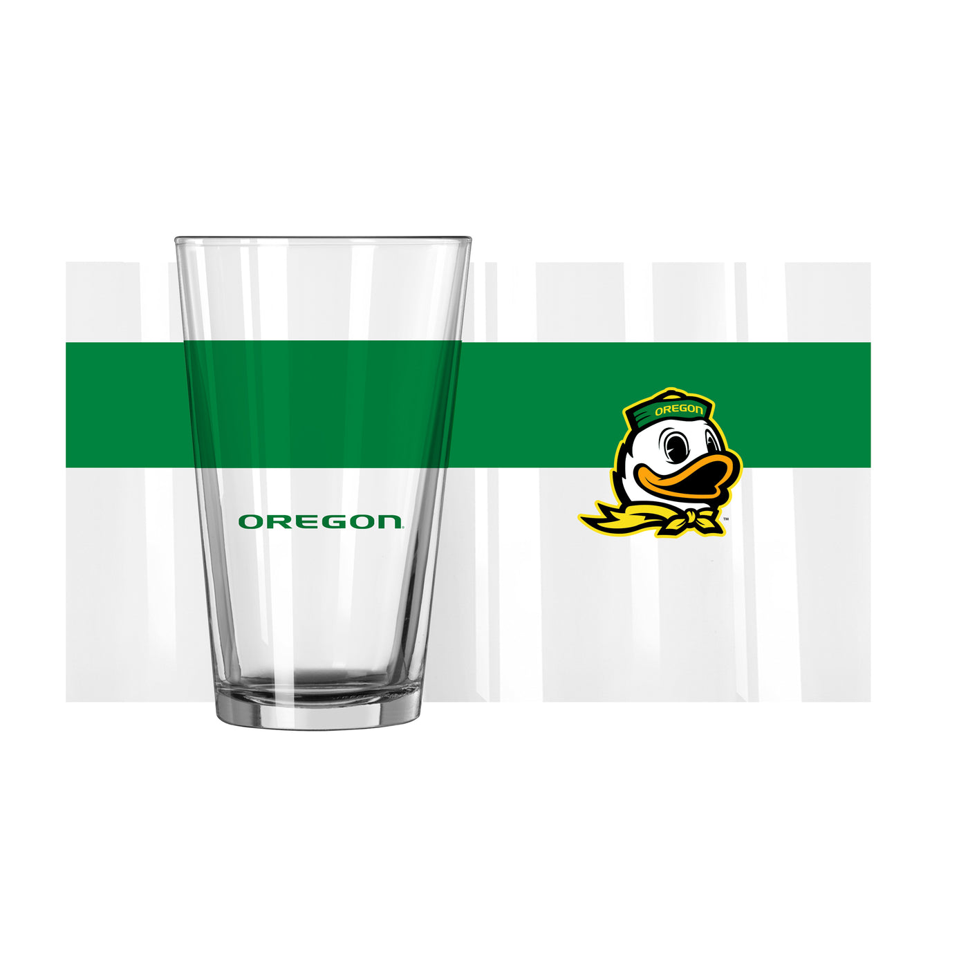 Oregon 16oz Colorblock Pint Glass