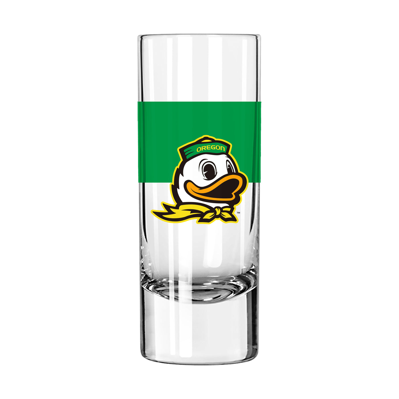 Oregon 2.5oz Colorblock Shooter Glass