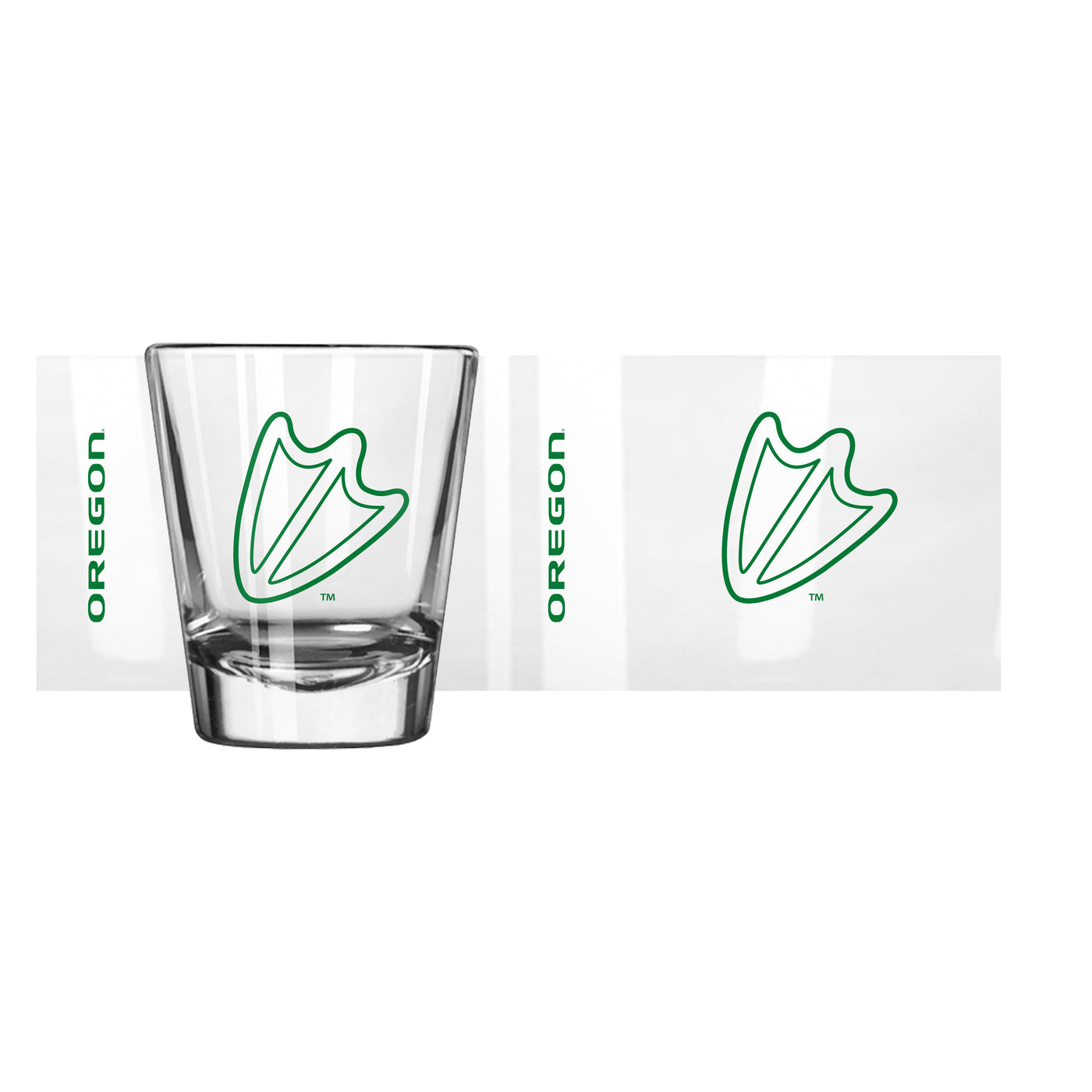 Oregon Duck Foot 2oz Gameday Shot Glass