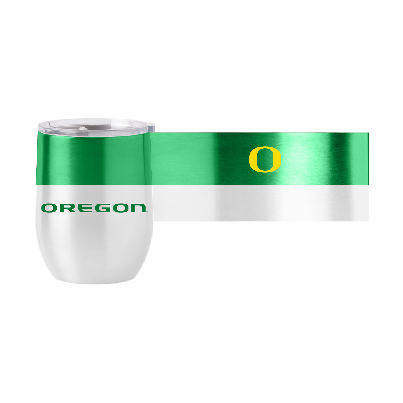 Oregon Color Block 16 oz Stainless Curved Beverage