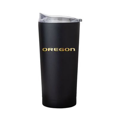 Oregon Black 20oz Foil Powder Coat Tumbler