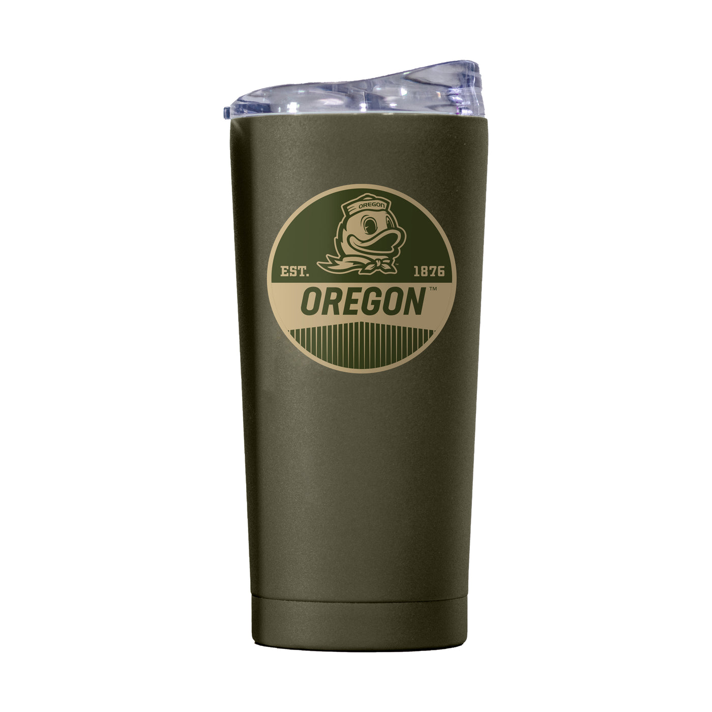 Oregon 20oz Badge Powder Coat Tumbler