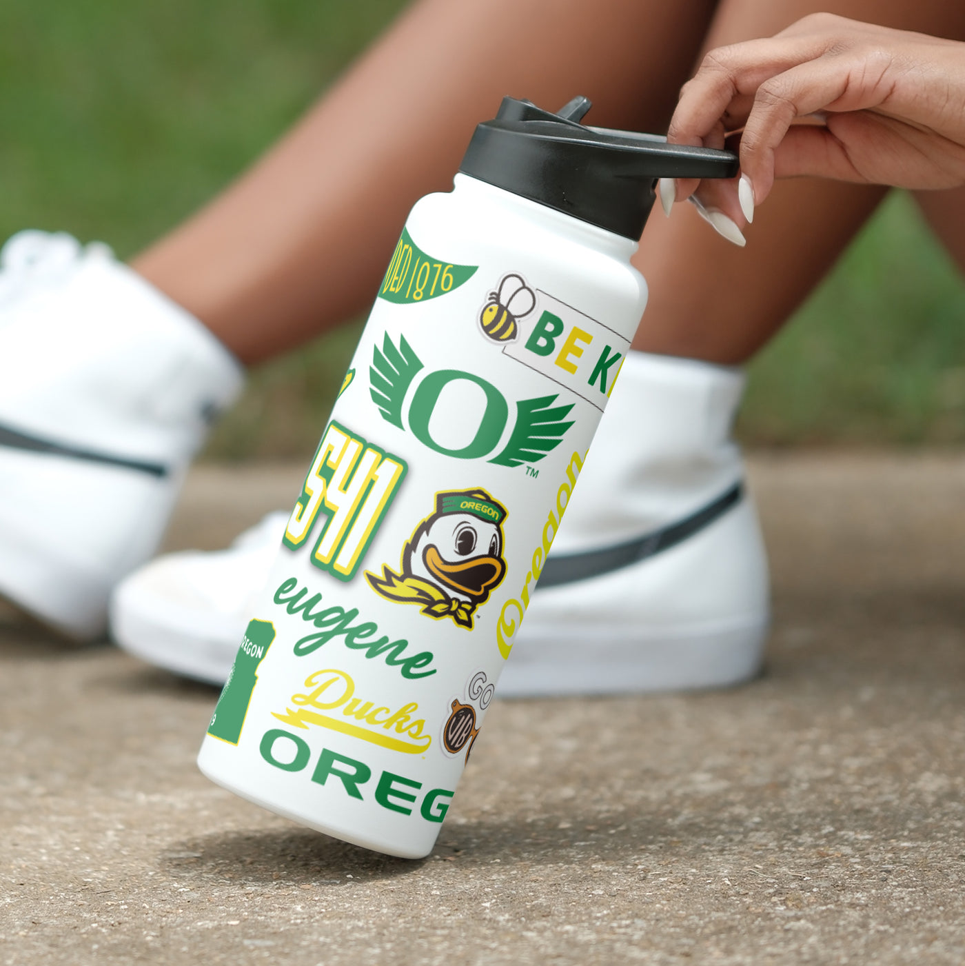 Oregon 34oz Native Quencher Bottle