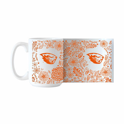 Oregon State 15oz Botanical Sublimated Mug