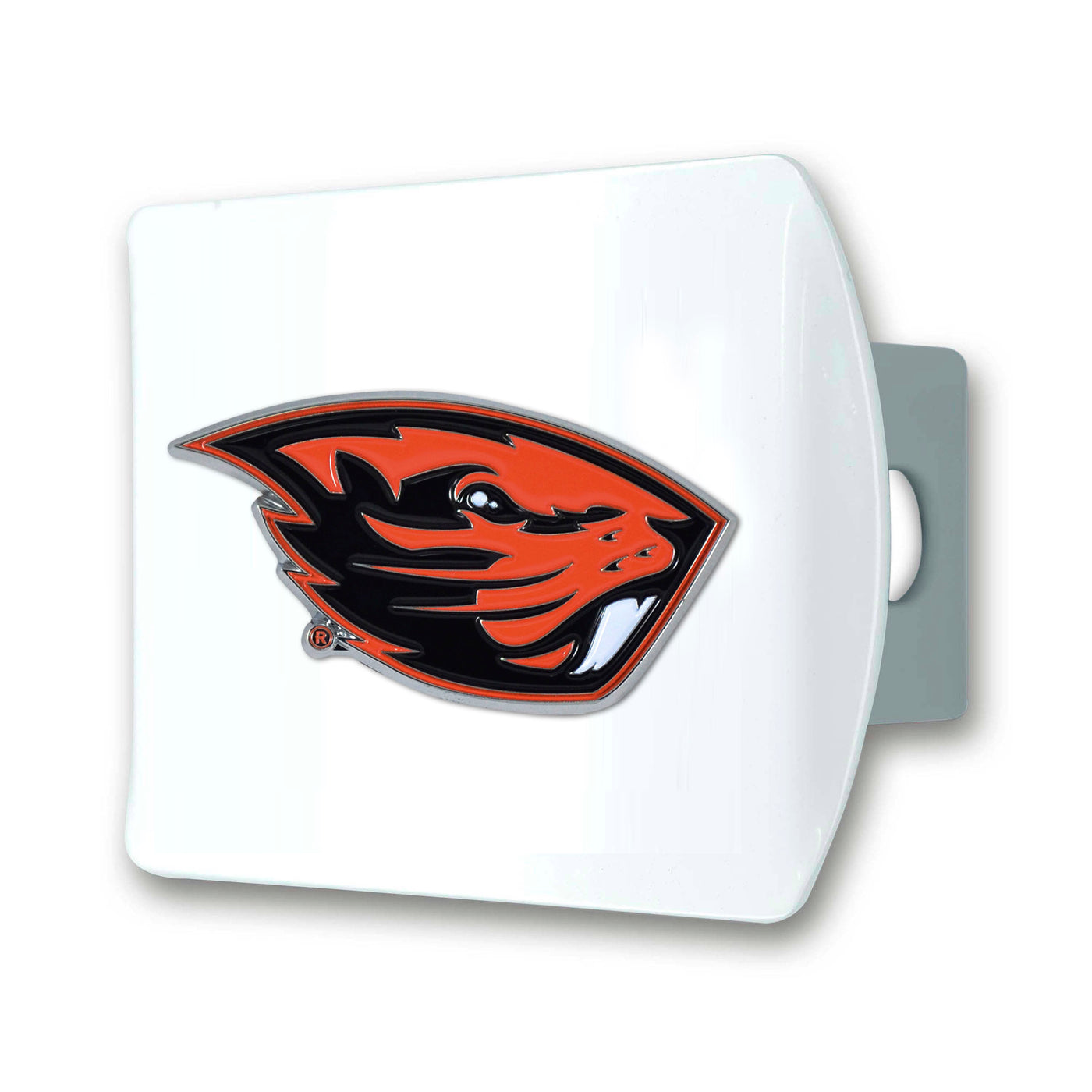 Oregon State University Color on White Hitch Cover