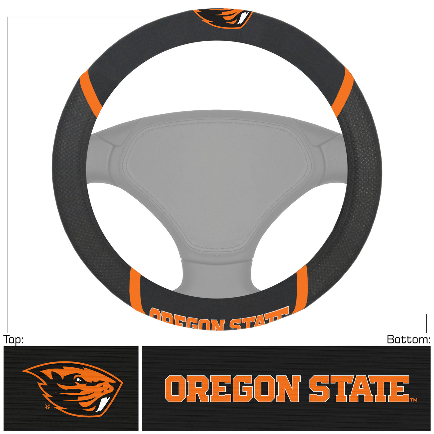 Oregon State University Steering Wheel Cover